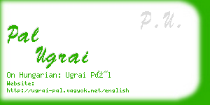 pal ugrai business card